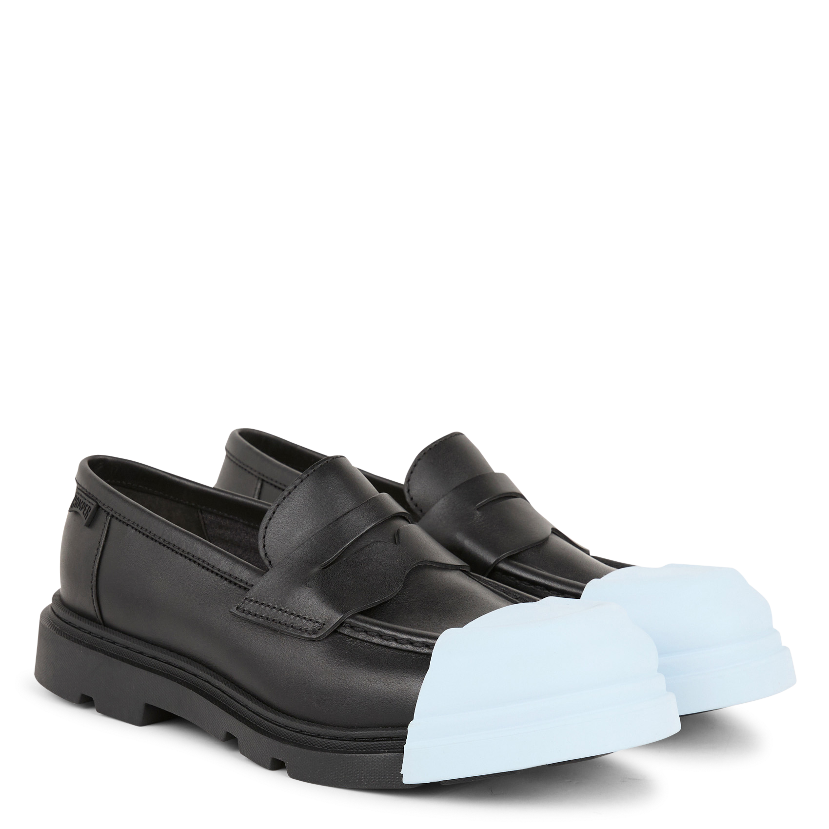 JUNCTION - Mocassins en cuir| Noir