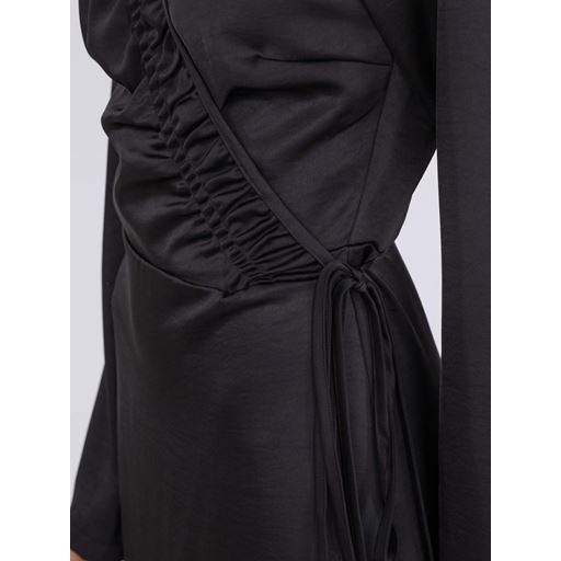 Neo Noir Nakisa Heavy Sateen Kjole, Black, 34