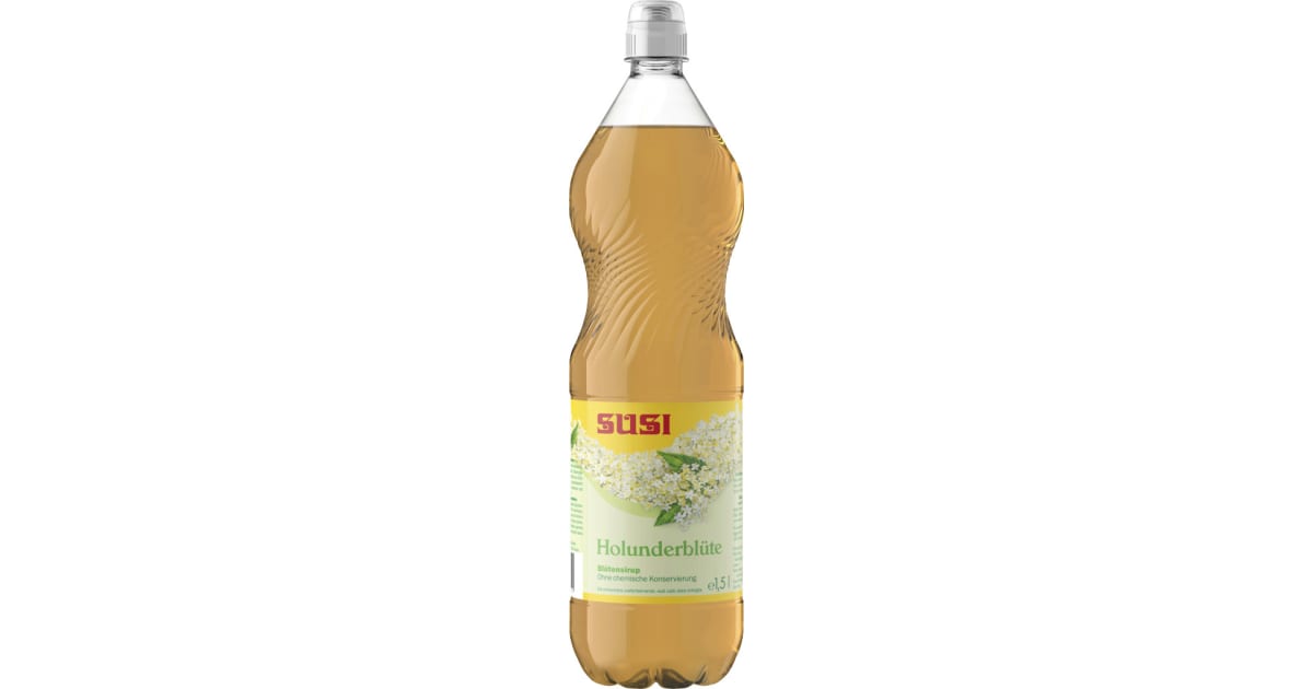 Susi Sirup Holunderblüte Pet 1,5l (Einweg)