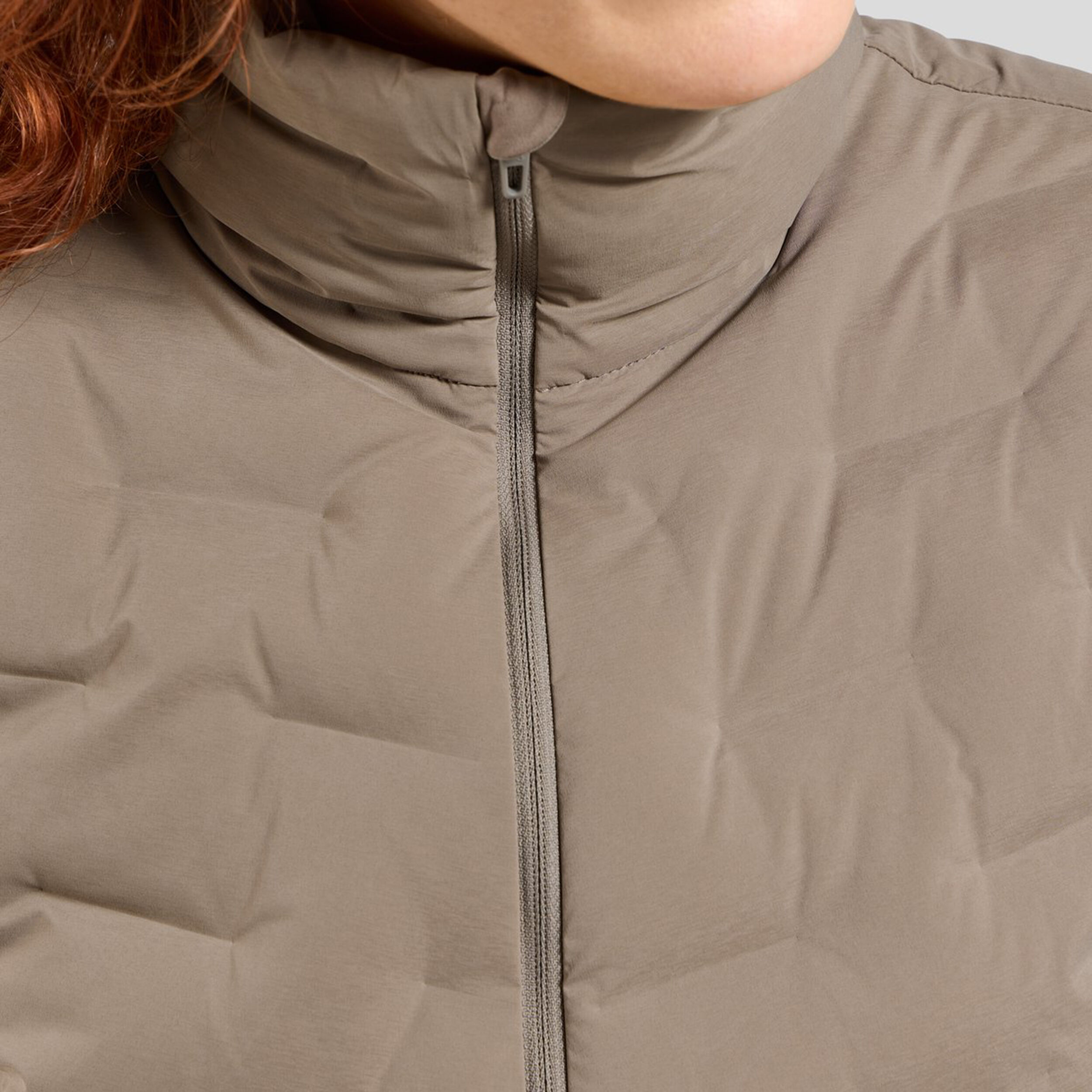 Odlo Zeroweight Insulator Gilets De Course Femmes - Gris