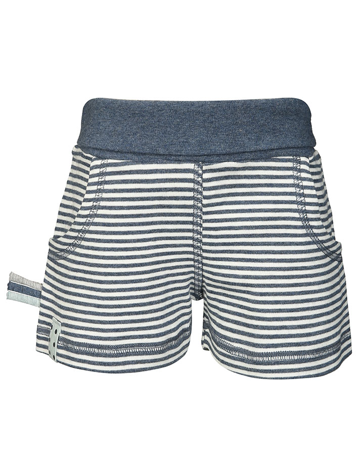Schlupf-Shorts RAHMI gestreift in indigo melange