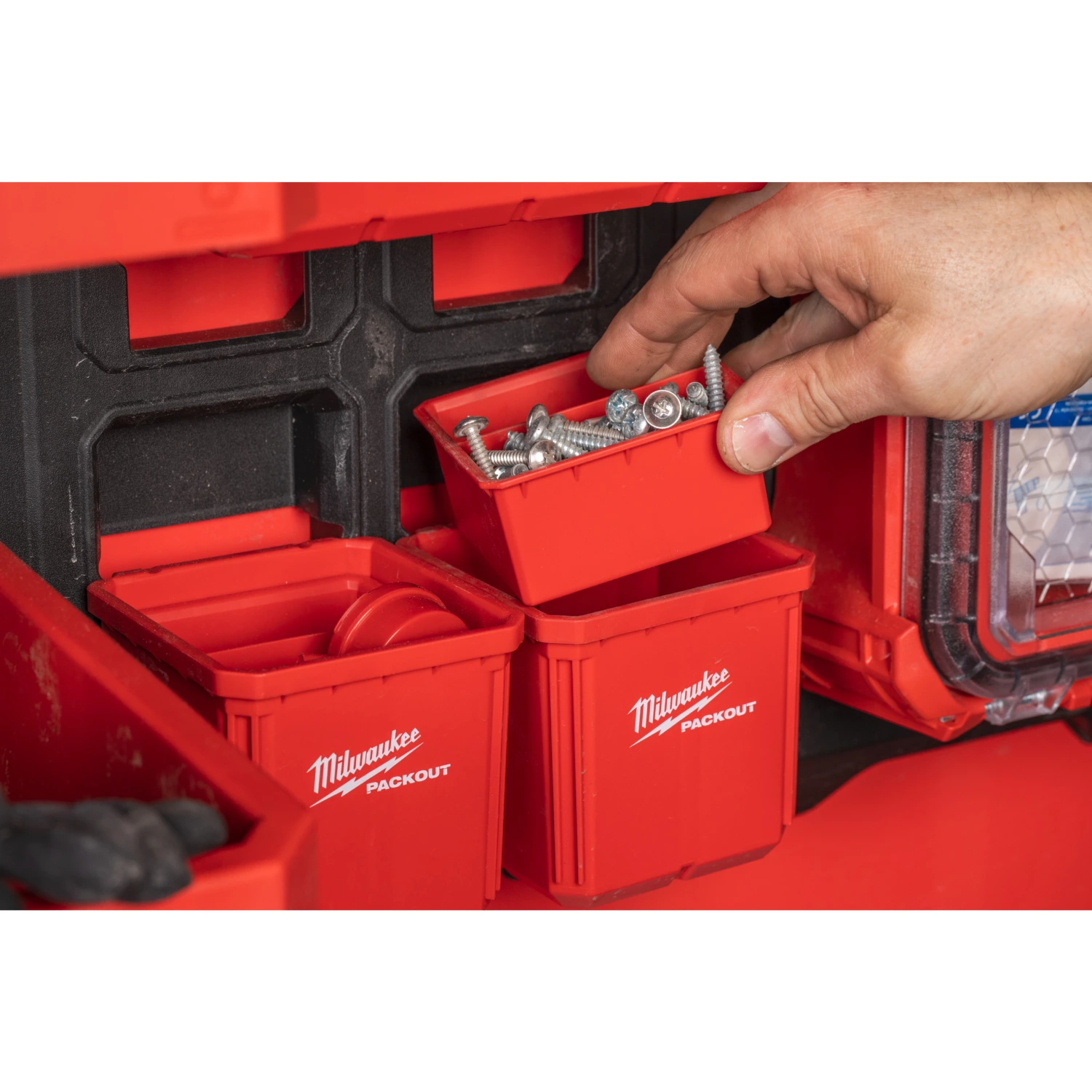 Milwaukee 4932480698 PACKOUT™ Bakjes (2st) - 10 x 10 cm