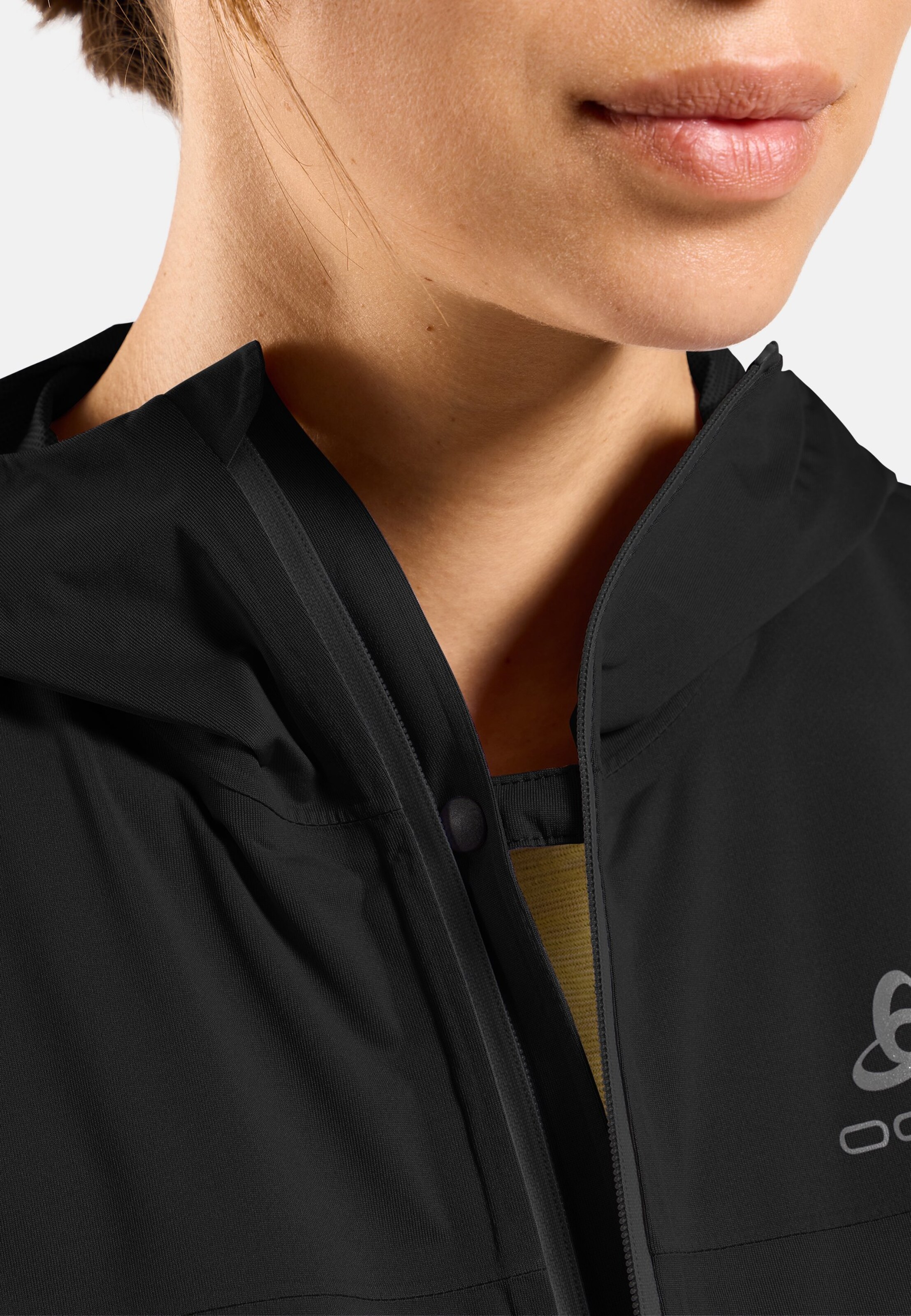 Wasserdichte X-Alp Performance Knit Laufjacke in black - black
