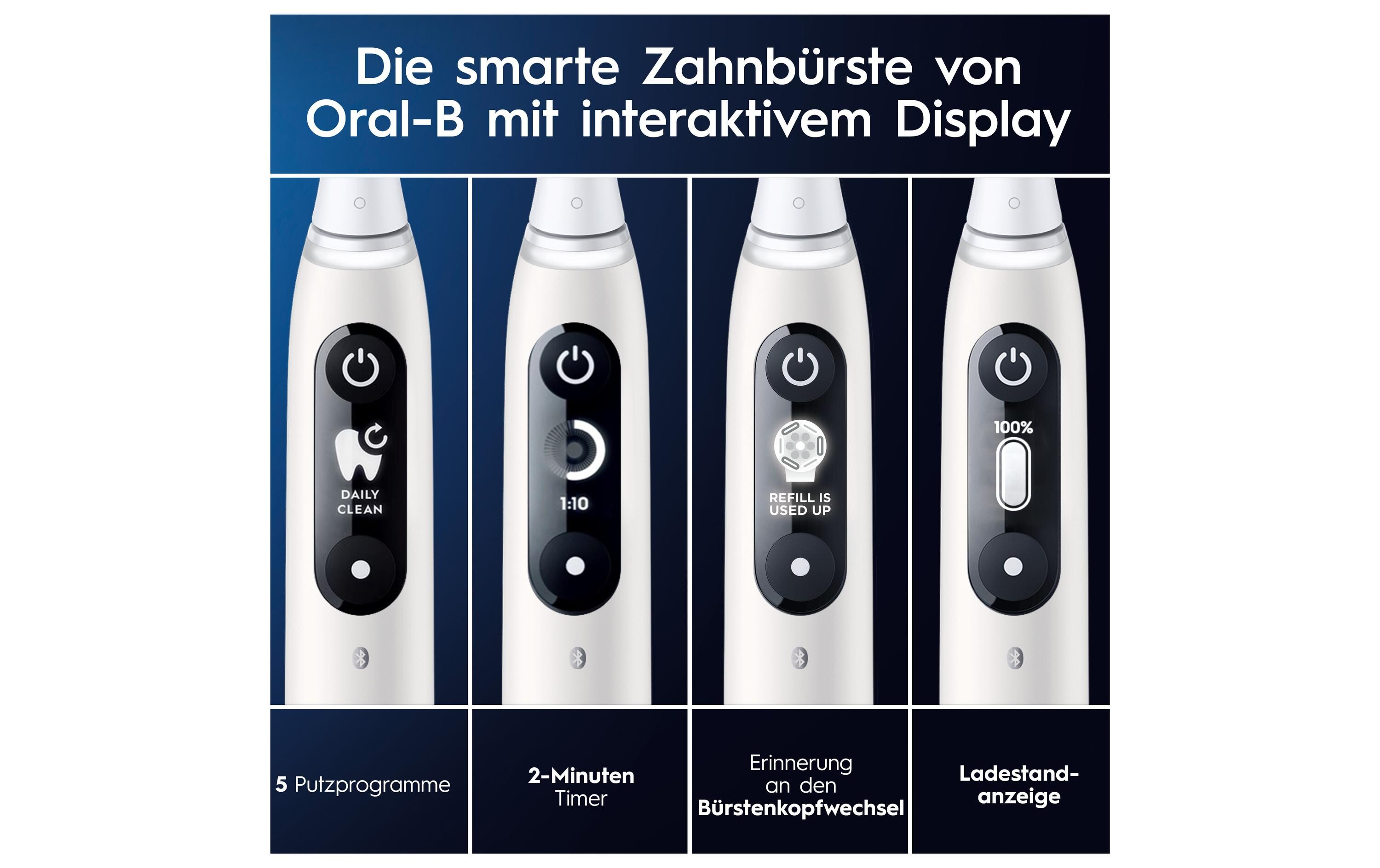 Elektrische Zahnbürste iO Series6 White<br>Rotationszahnbürste