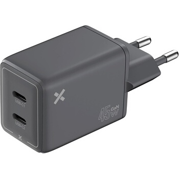 Chargeur pour téléphone mobile Wefix Pro CHARGEUR SECTEUR GaN 45W DOUBLE USB-C