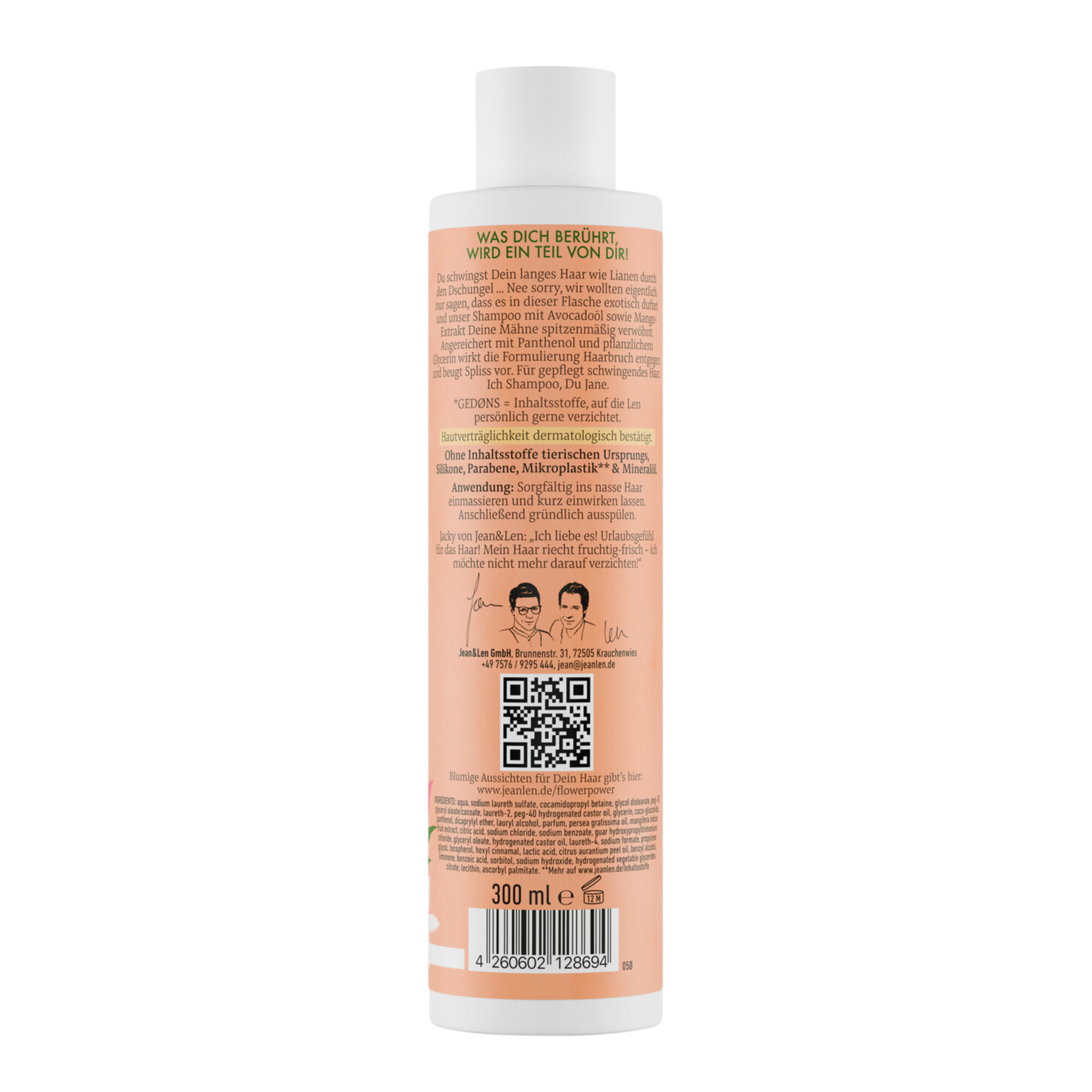 Jean&Len Nutri Care Shampoo Mango & Avocado