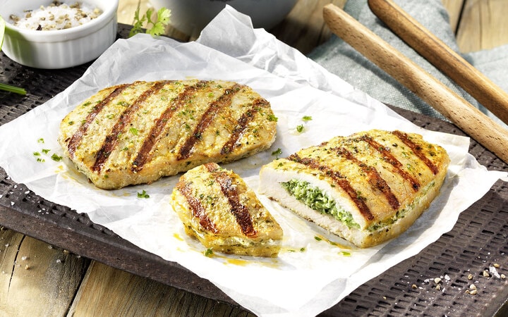 Grilltasche Spinat-Mozzarella mit 8% Flüssigwürzung (10808) | online bestellen!