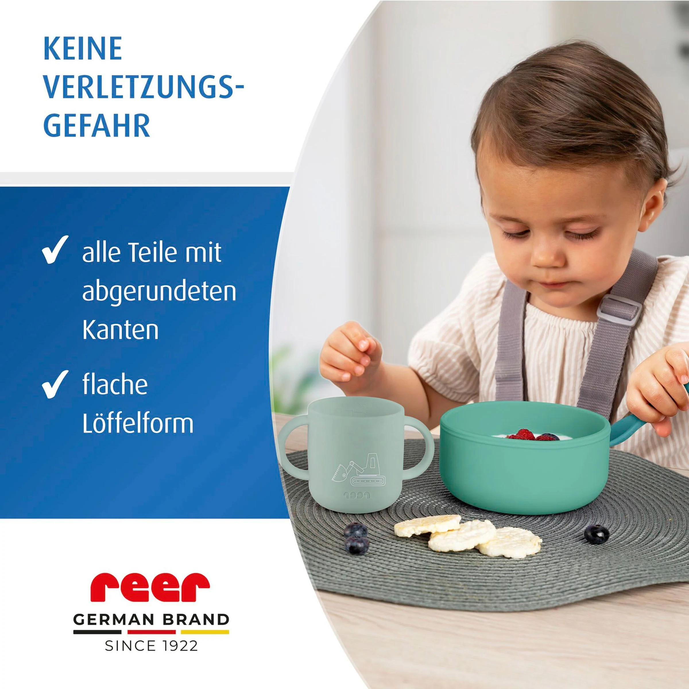 reer 4-tlg. Geschirrset grün