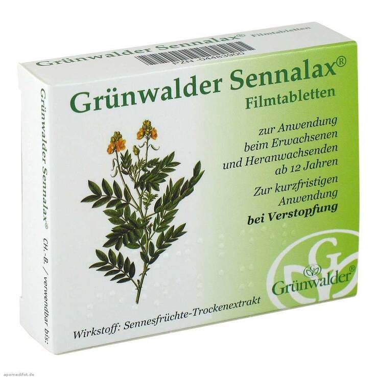 Grünwalder Sennalax Filmtabletten, 30 St