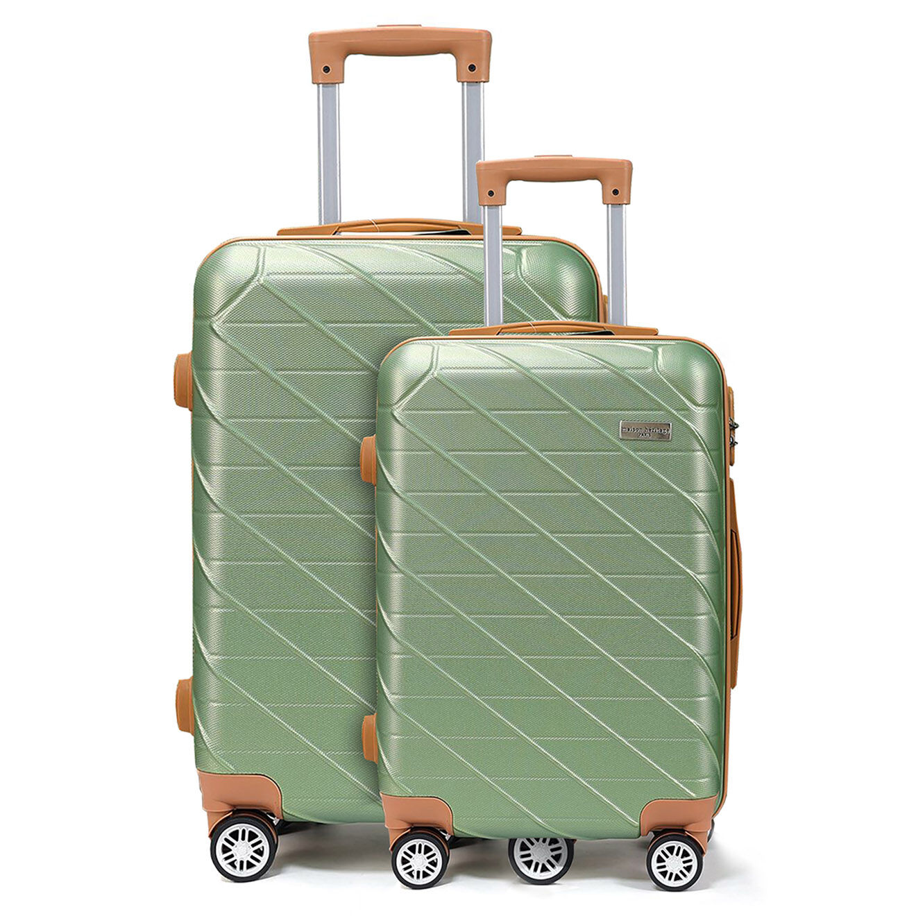 Maison Héritage 2 Valises 4 roues doubles Saint-Germain 55/75 cm vert kaki