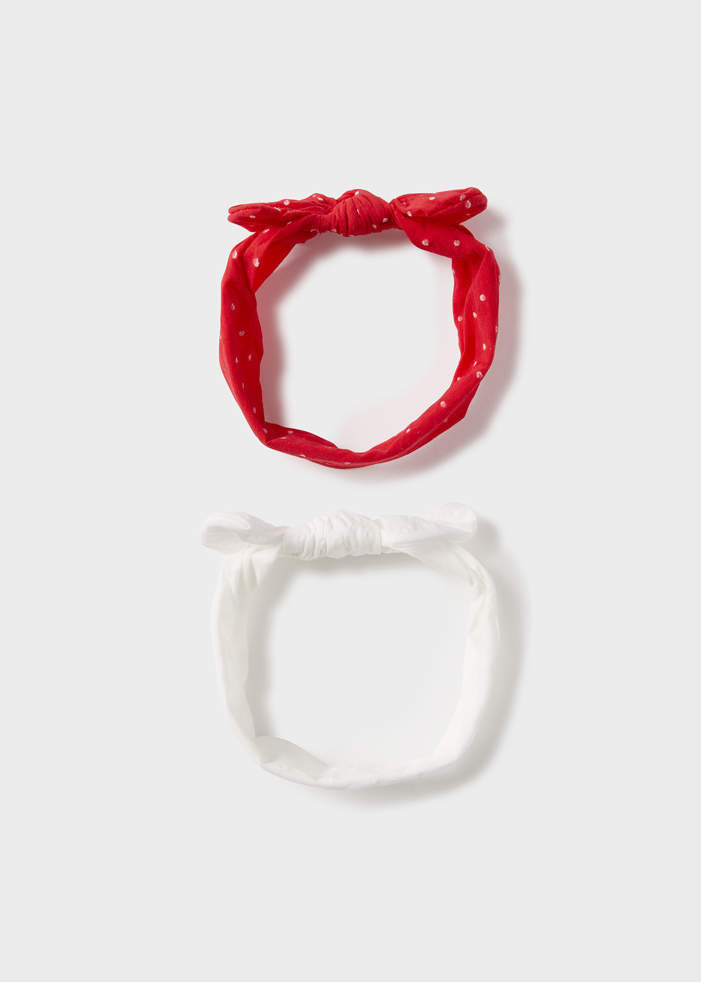 Conjunto de 2 faixas de cabelo com laço para recém-nascidos