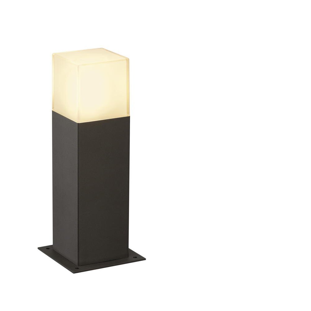Antracietkleurige grafiet vloerlamp, E27 fitting, 300 mm