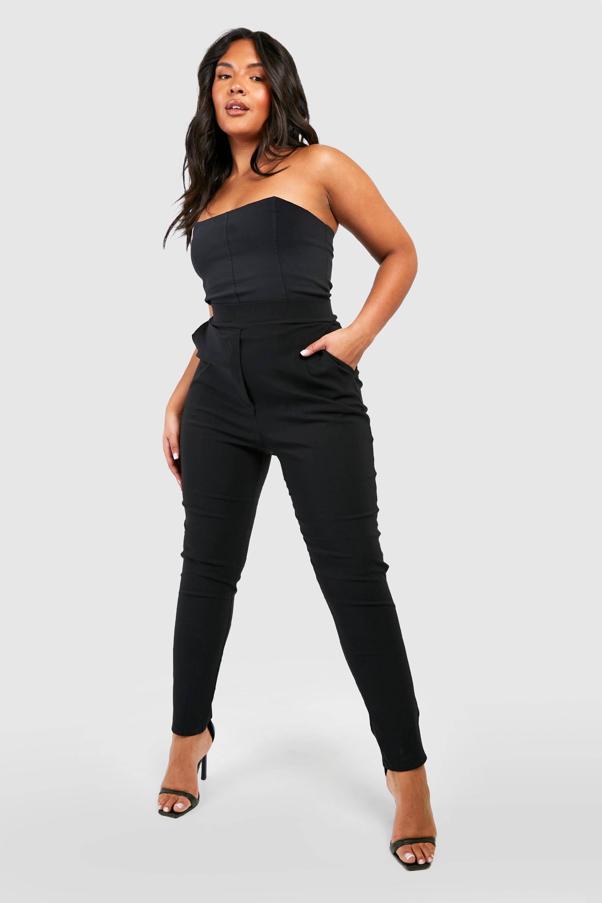 boohoo Plus Super Stretch Pantalon Cintré
