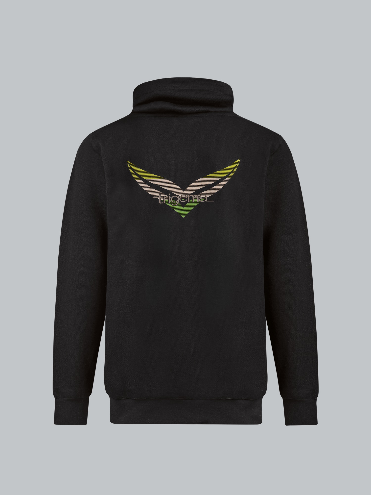 Sweatshirt mit kontrastfarbigen Details Schwarz
