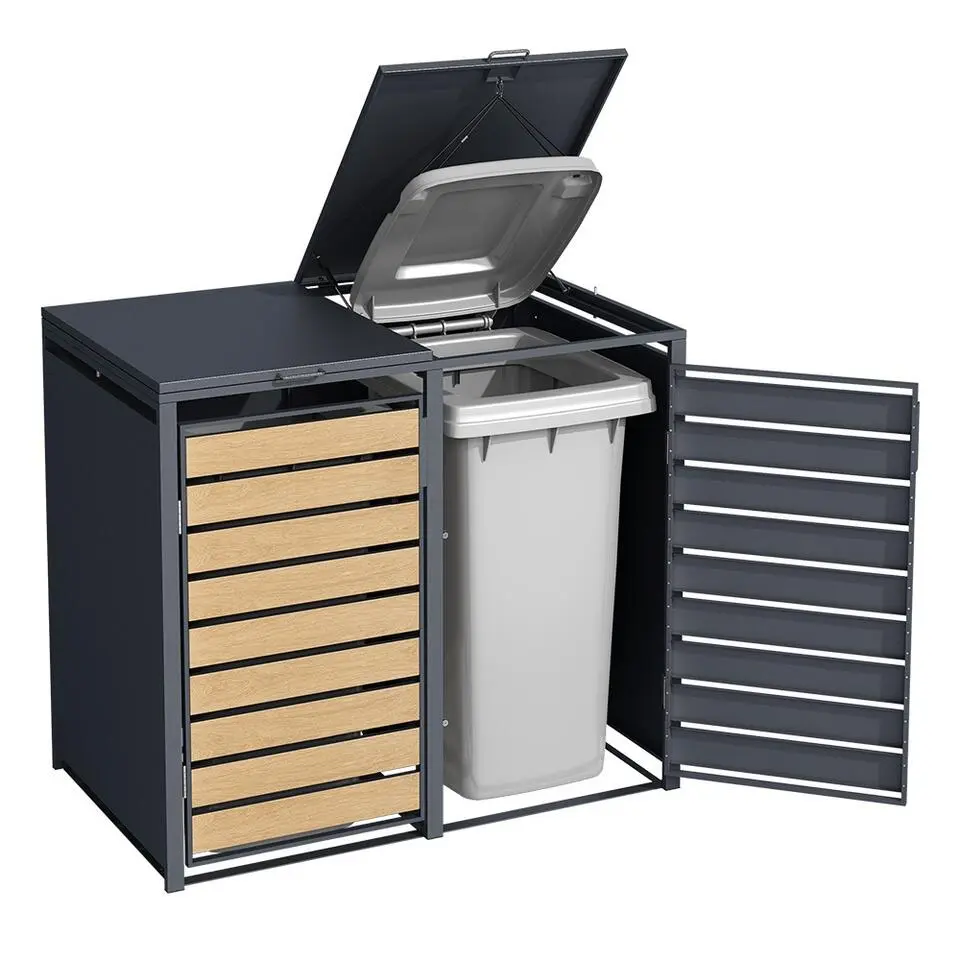 Kliko ombouw - 2 containers - Houtlook