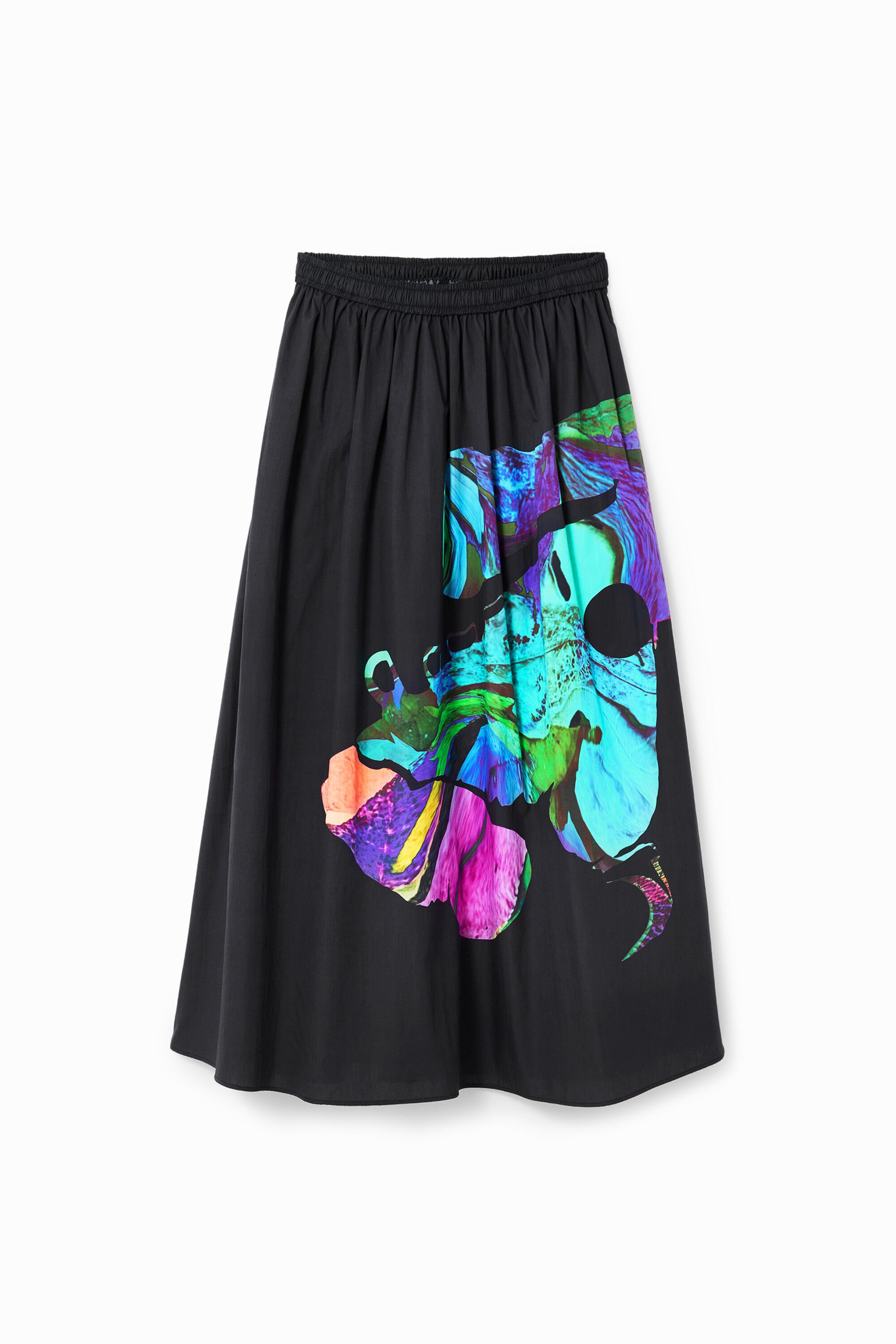 Jupe midi fluide M. Christian Lacroix