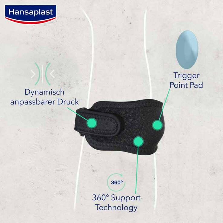 Hansaplast Tennisellenbogen-Bandage verstellbar, 1 St