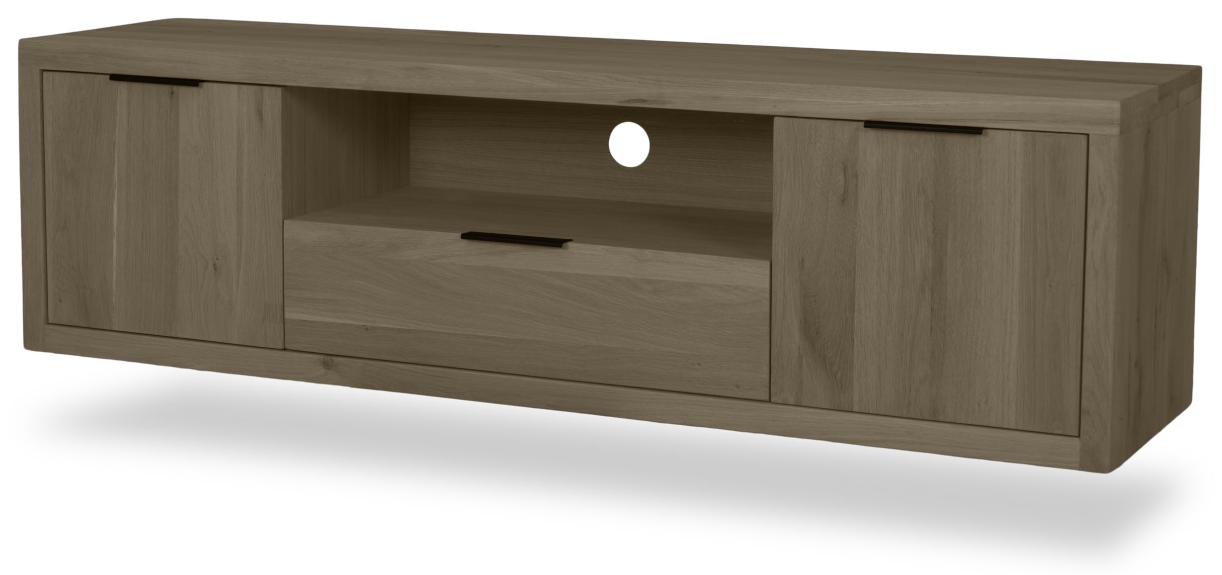 Hangend tv-meubel  Established B160 x D40 x H45 cm