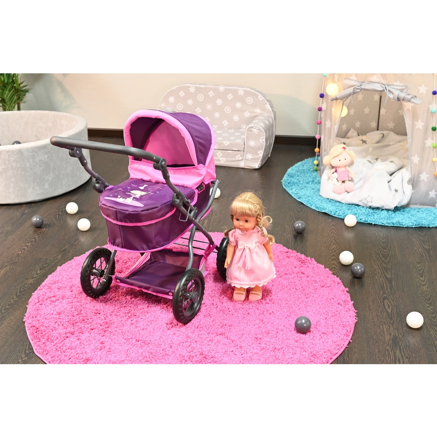 knorr toys® Puppenwagen First NICI Miniclara lila