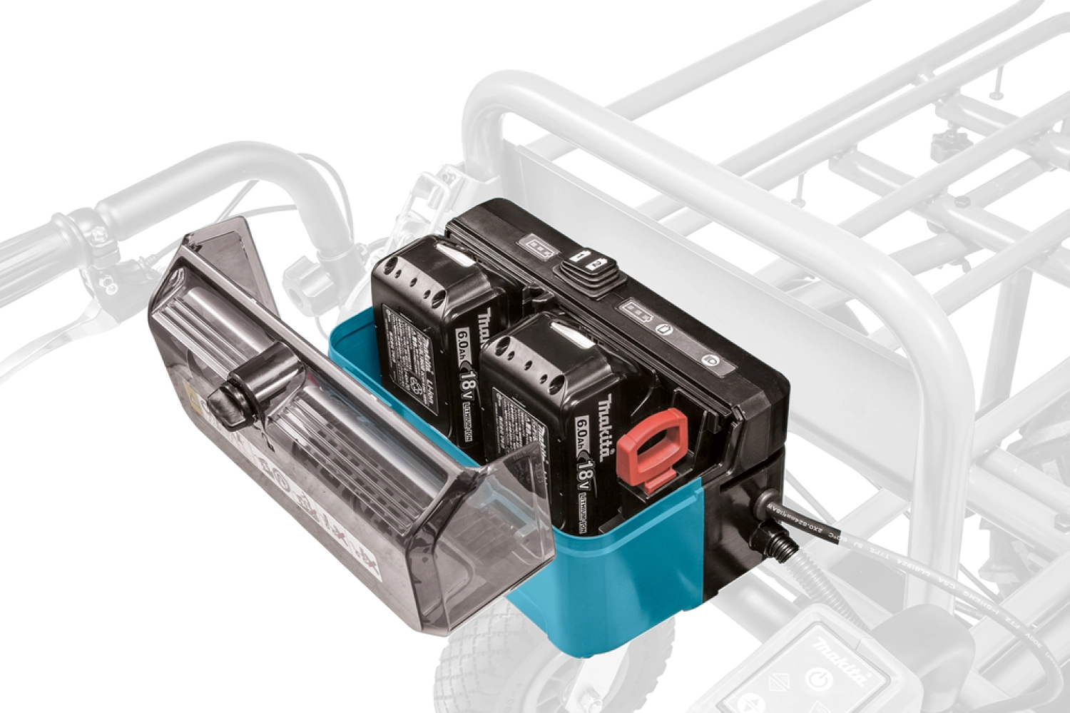 Makita DCU180ZX1 18V Li-Ion accu Kruiwagen met rek zonder tilbelasting - 130kg