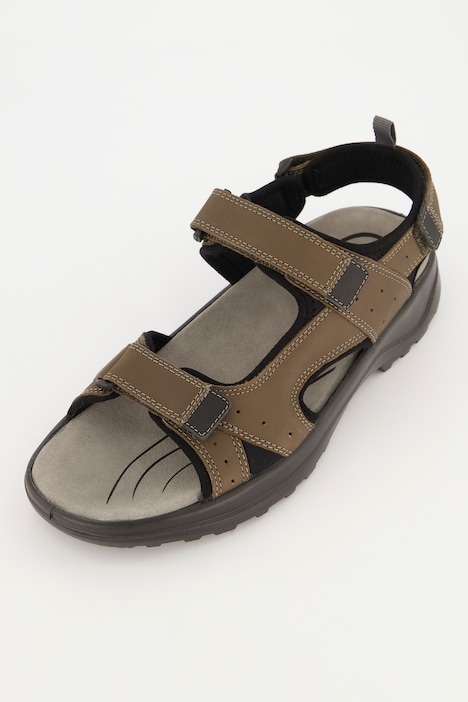 Herrensandale, Jomos, Leder, Klettriegel, bis Gr. 50
