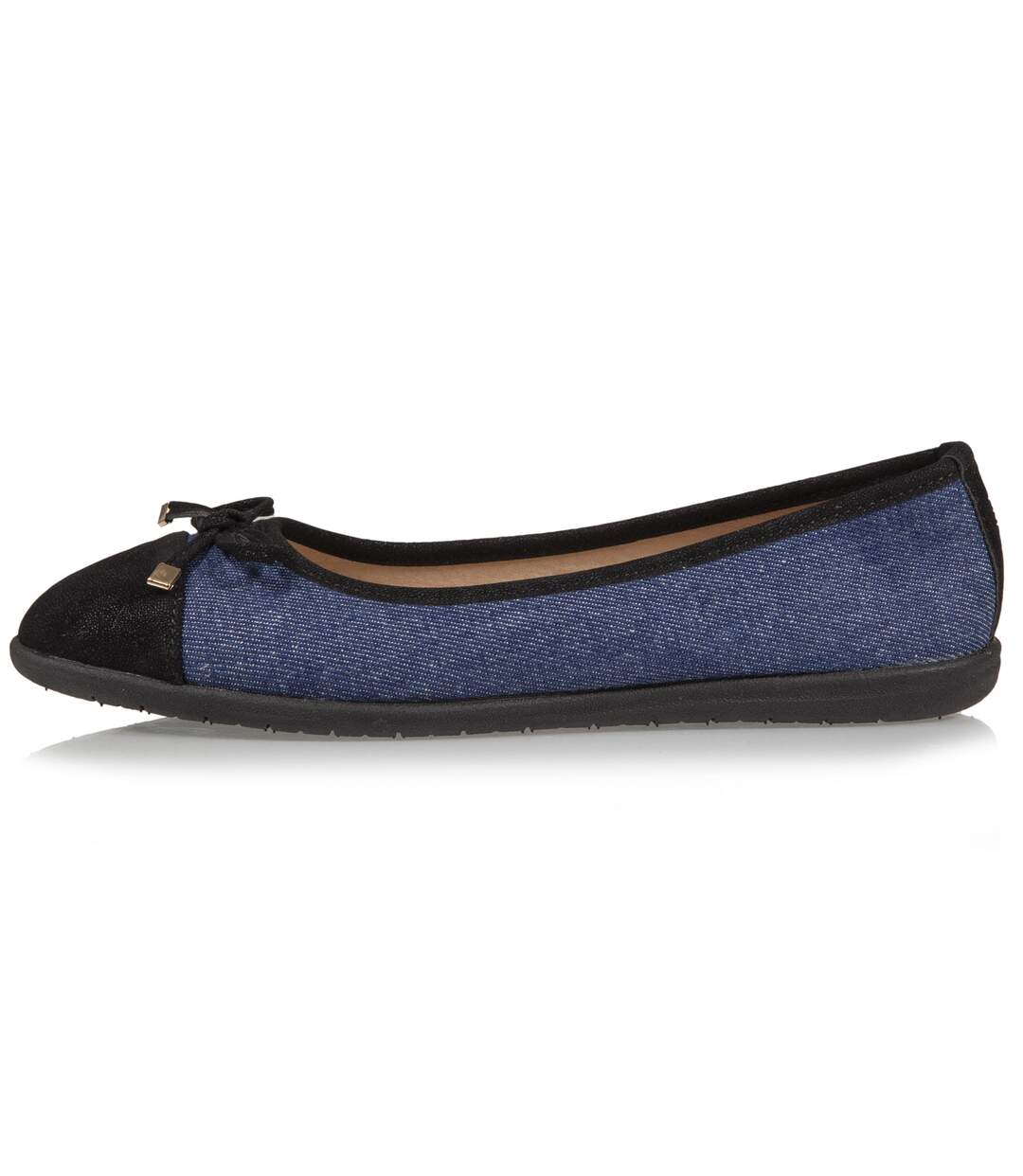 Isotoner Ballerines femme jean