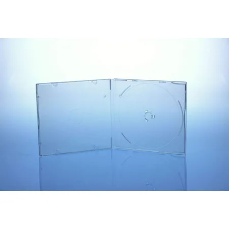 Sauerwald CD/DVD Hüllen, unzerbrechlich, transparent ultraklar, 50 Stück