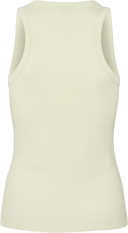 esmé studios ESBlossom Racerback Rib Tank Lime cream