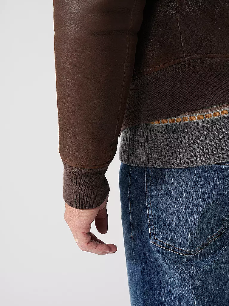 BELSTAFF Lederjacke TRACE braun