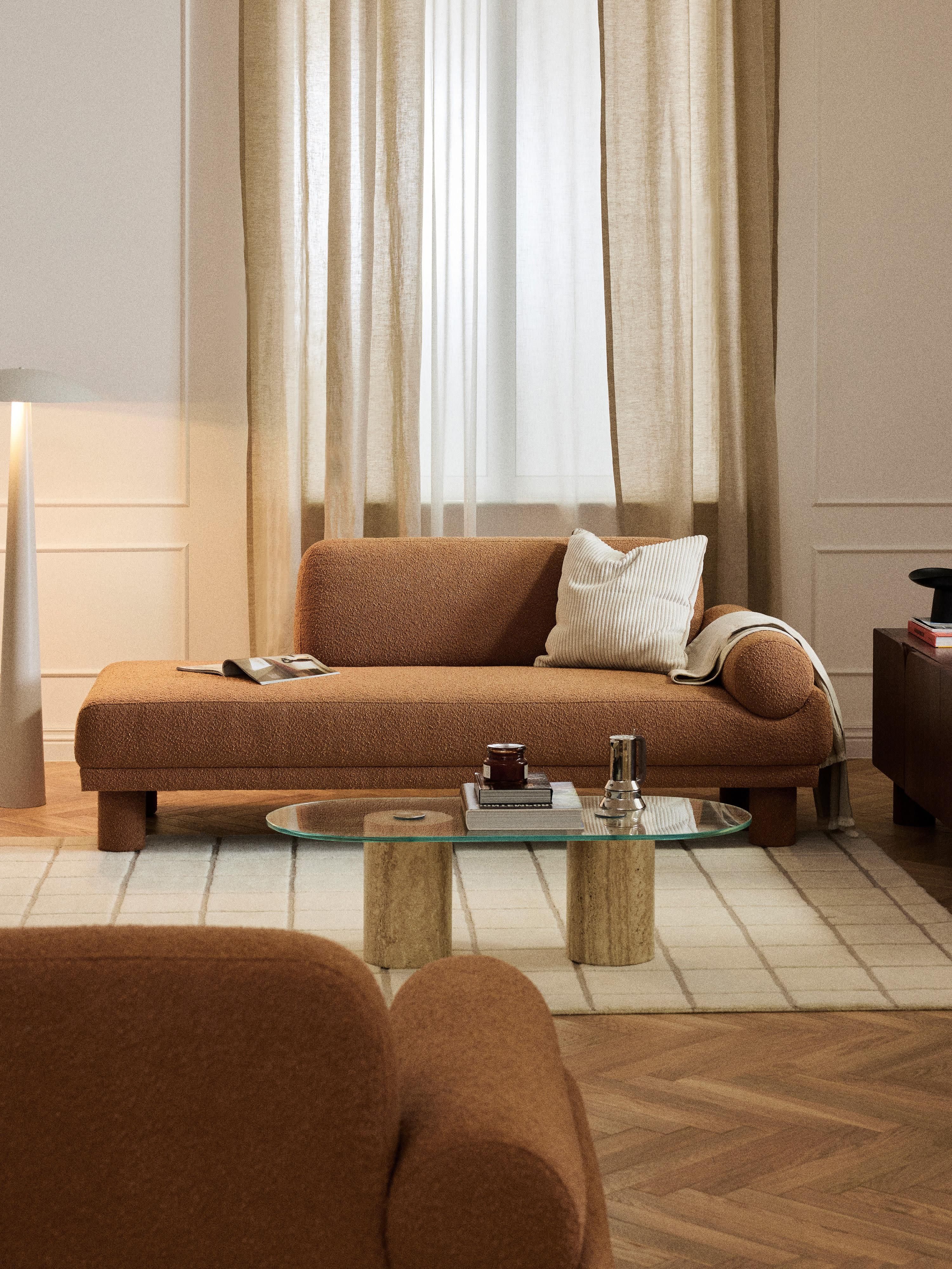 Bouclé chaise longue Lilo