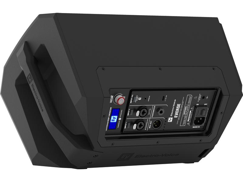 Electro-Voice Lautsprecher Everse 8 – Schwarz Akkubetriebener PA-Lautsprecher mit Bluetooth-Konnektivität