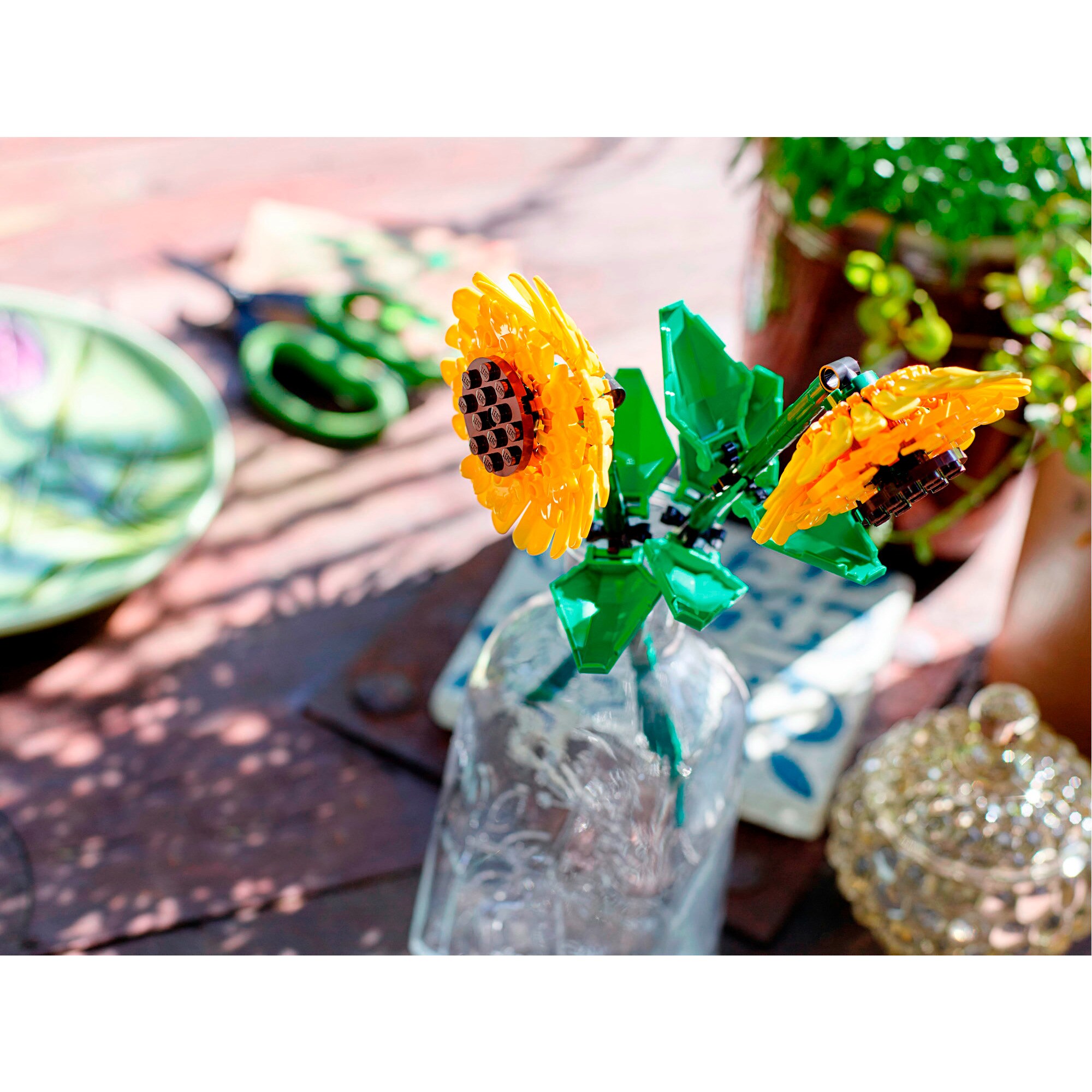 LEGO Konstruktionsspielzeug Botanicals Sonnenblumen