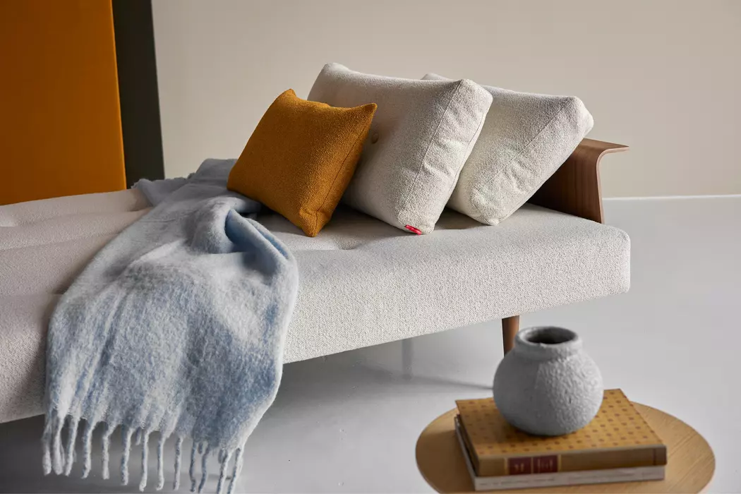 Schlafsofa mit Armlehnen Recast Plus dunkel