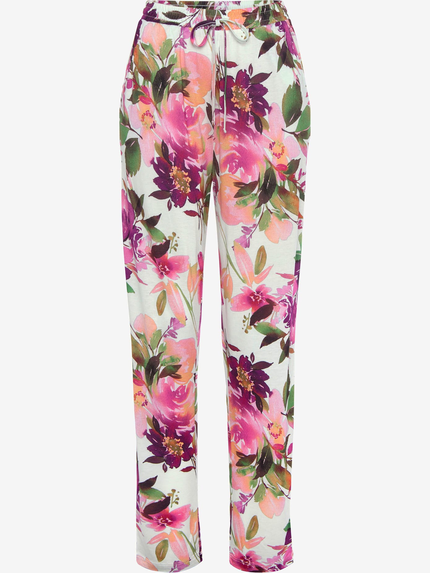 Pantalon en jersey ceinture élastique à cordon