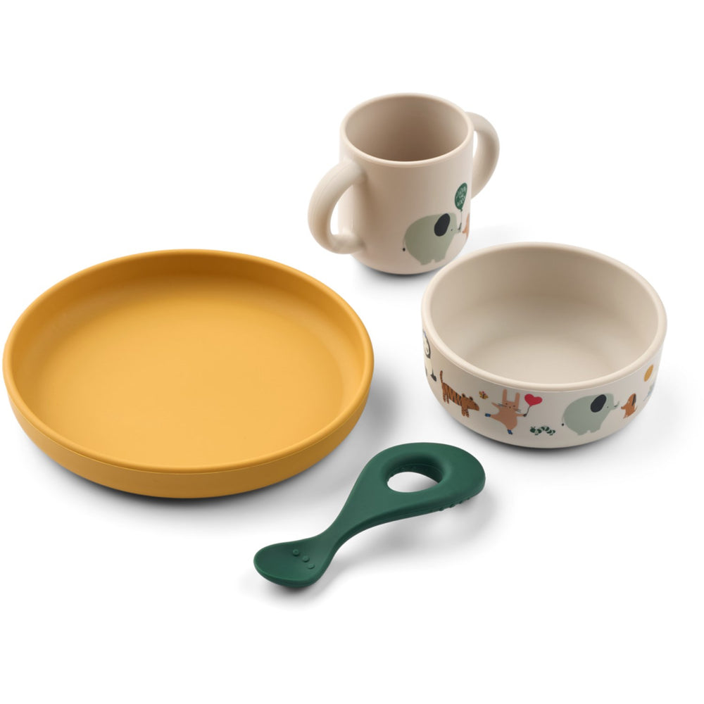 Køb LIEWOOD Around The World / Sandy Vivi Printed Tableware Sæt