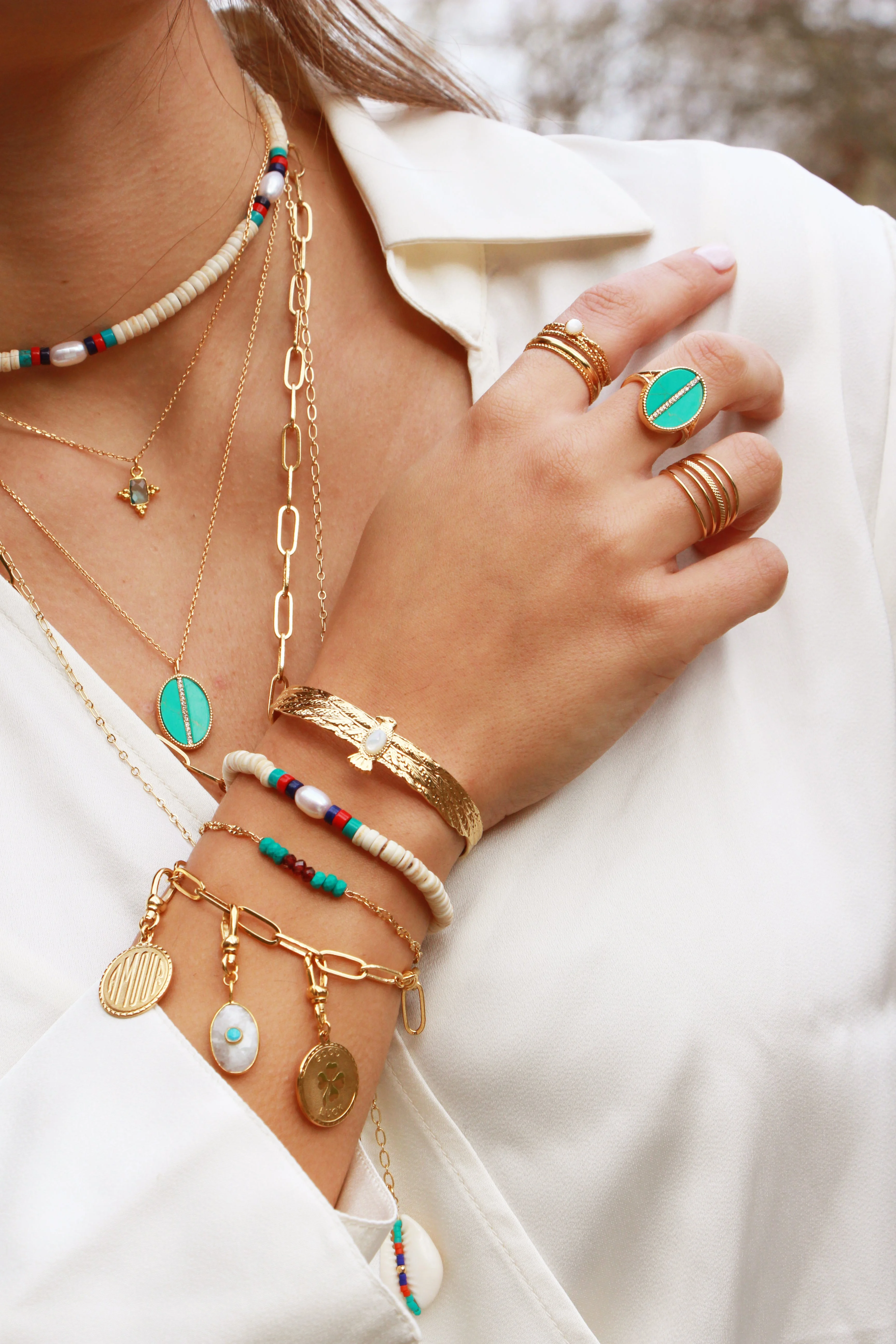 CHIARA DUO - Bague | Bleu