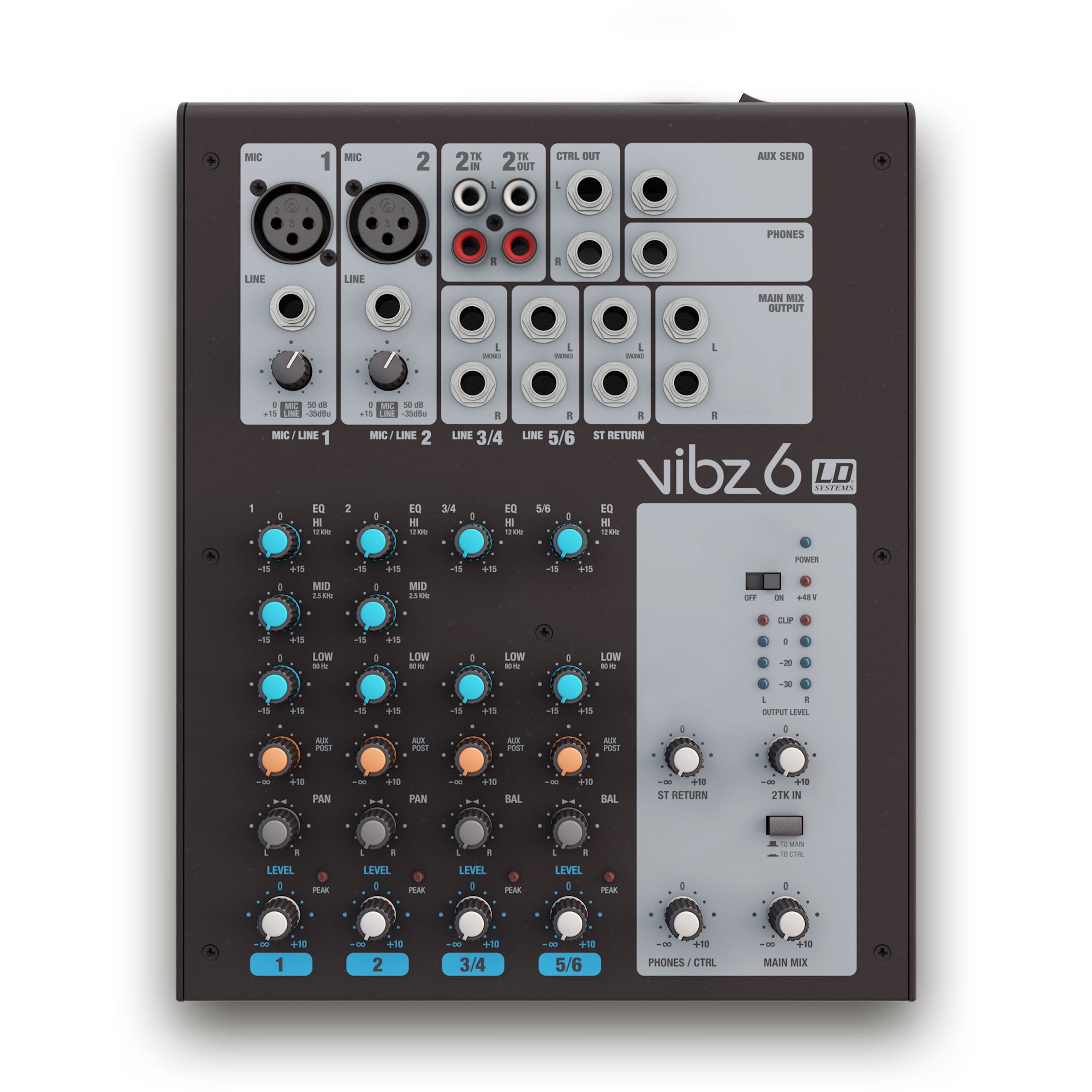 LD Systems VIBZ 6 6-kanaals mixer