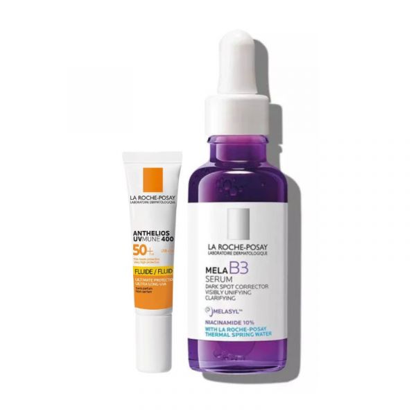 La Roche Posay Sérum Mela B3 30ml   Anthelios UVMUNE 400 SPF50  15ml Coffret