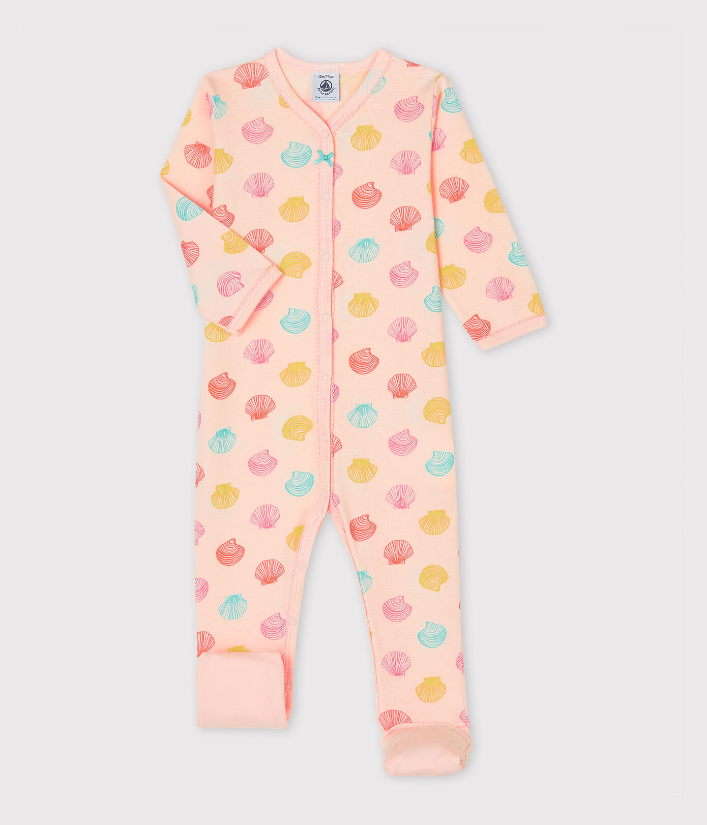 Dors bien bébé fille en côte