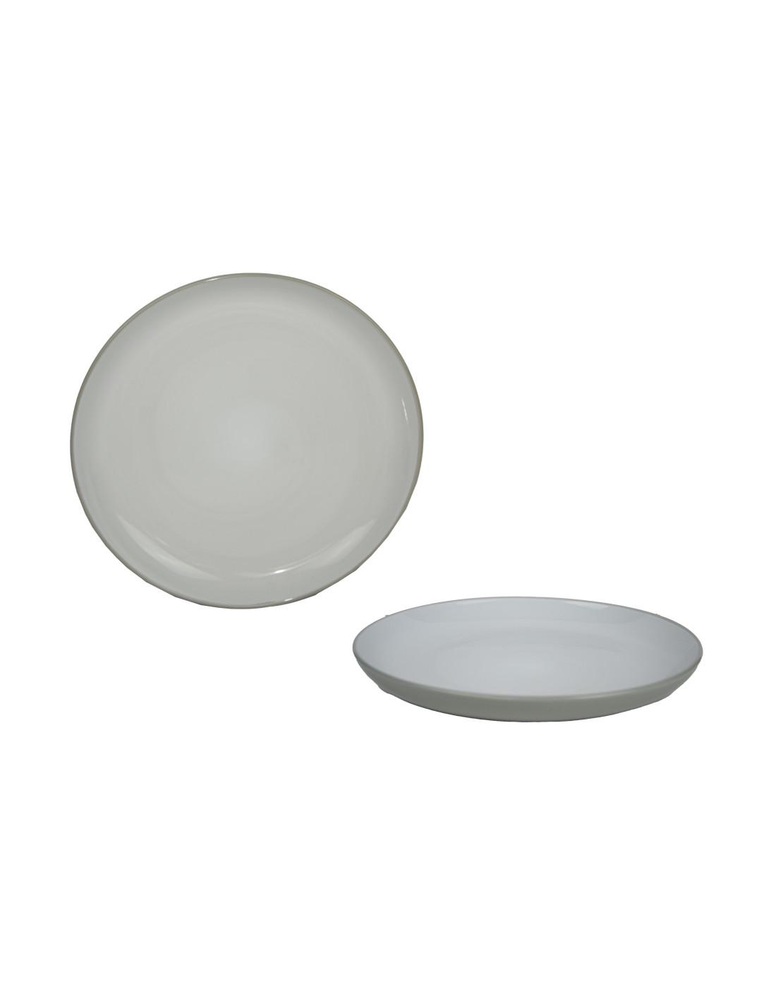 ASSIETTE A DESSERT MALAGA GRIS 19.5CM GRES