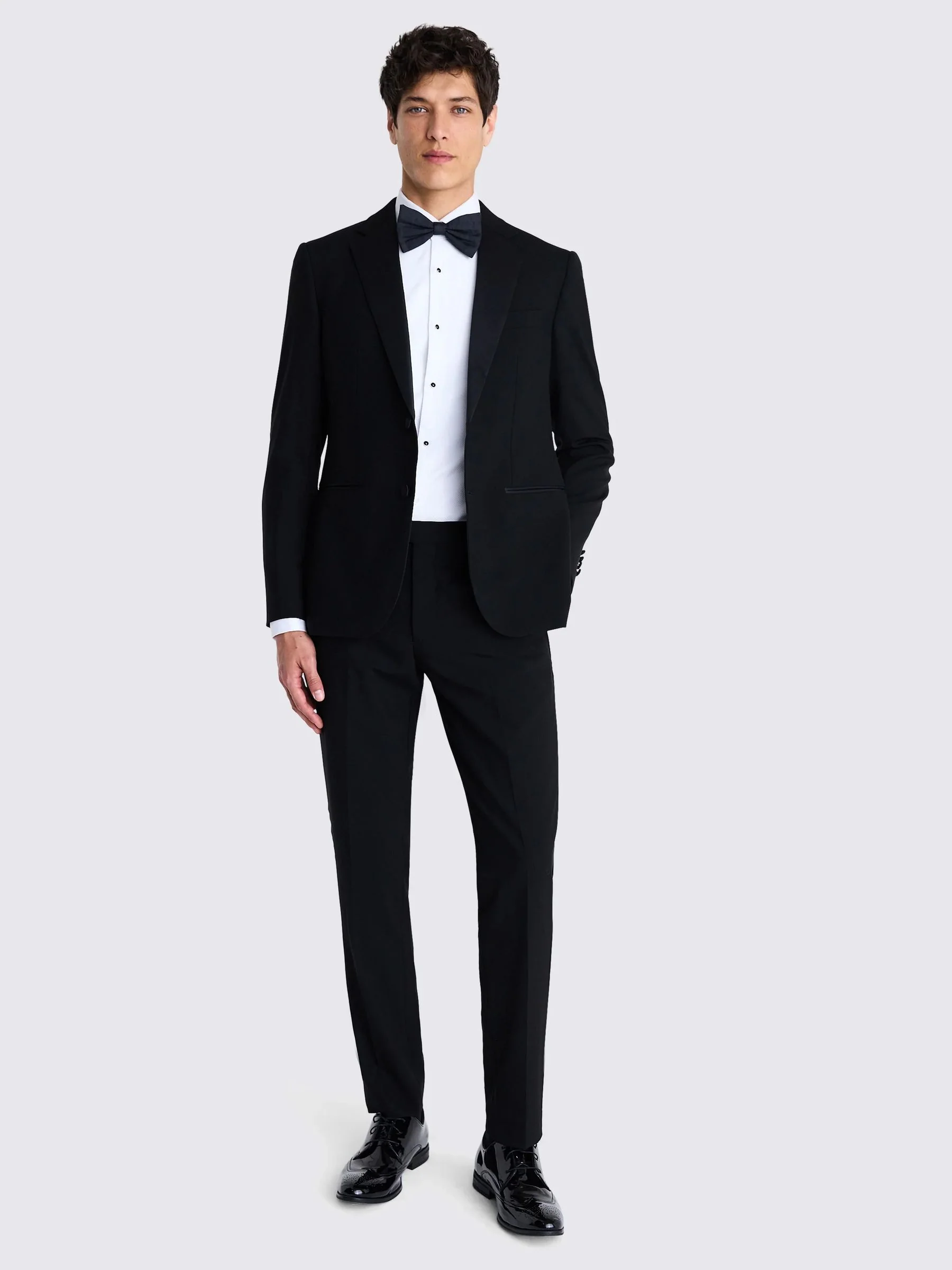 MOSS Slim Fit Wool Notch Lapel Tuxedo Jacket