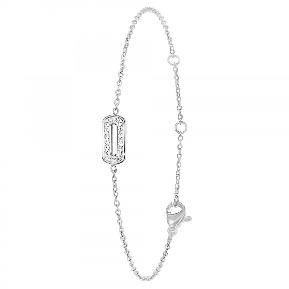 Bracelet en acier inoxydable SC Crystal