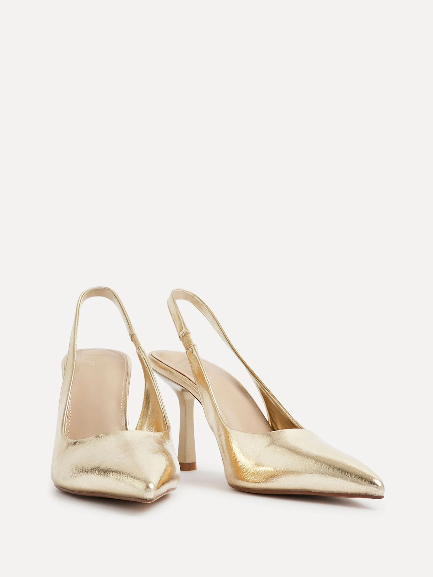 Goud - Linzi Dash Slingback Court Heels