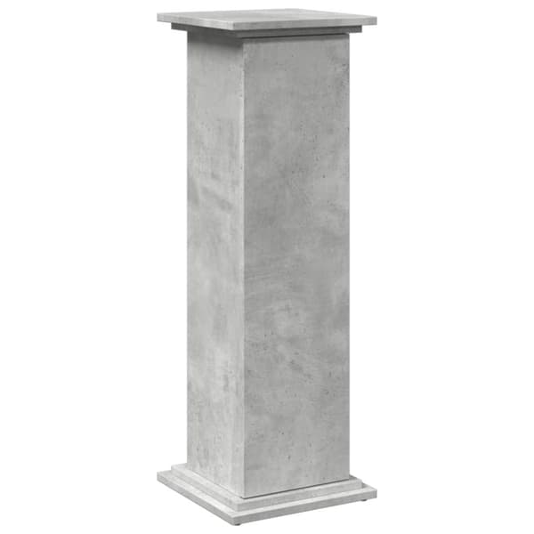 vidaXL Pidestall med oppbevaring betonggrå 31x30x90 cm konstruert tre