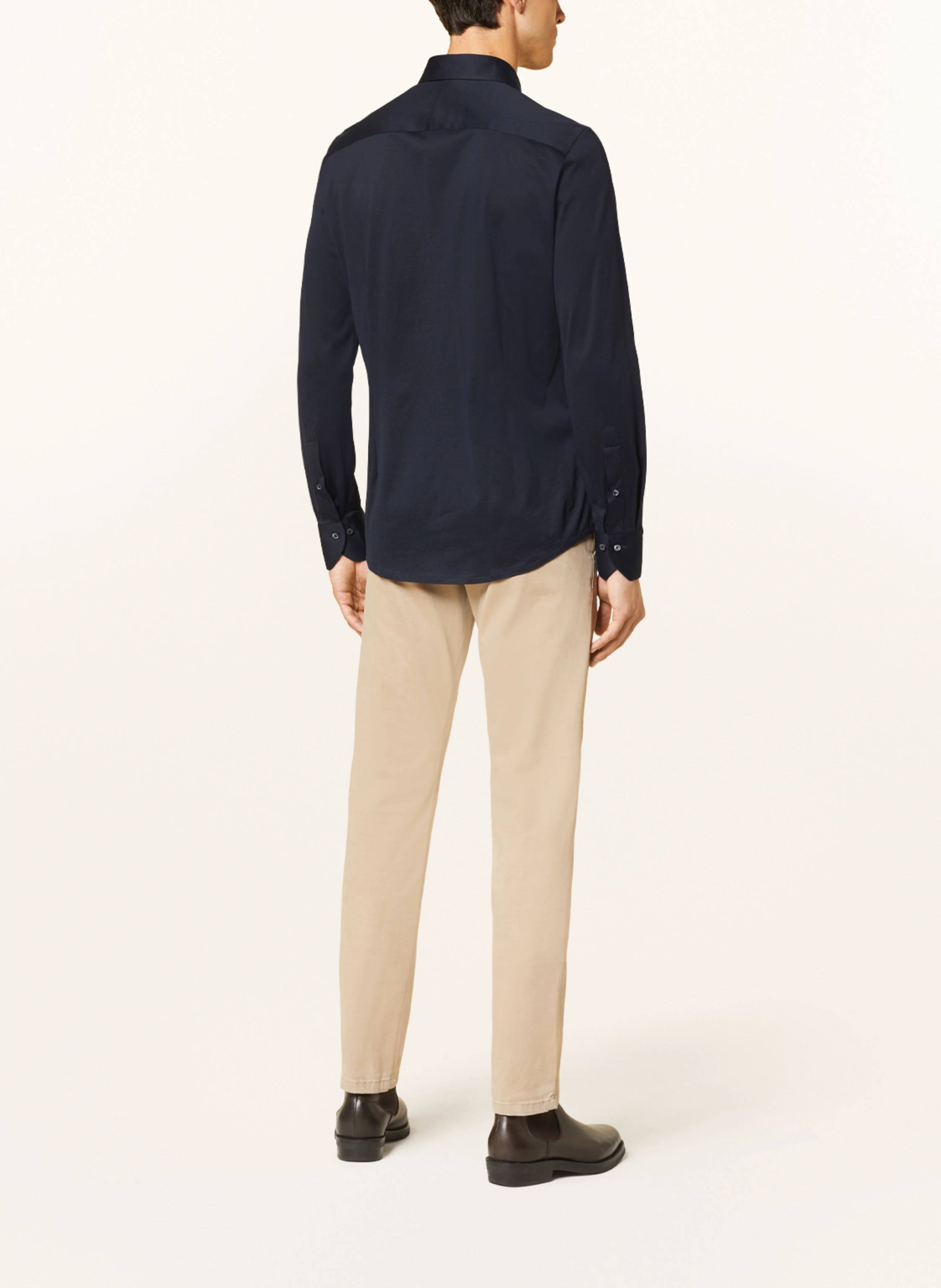 Stenströms Jerseyhemd Slim Fit