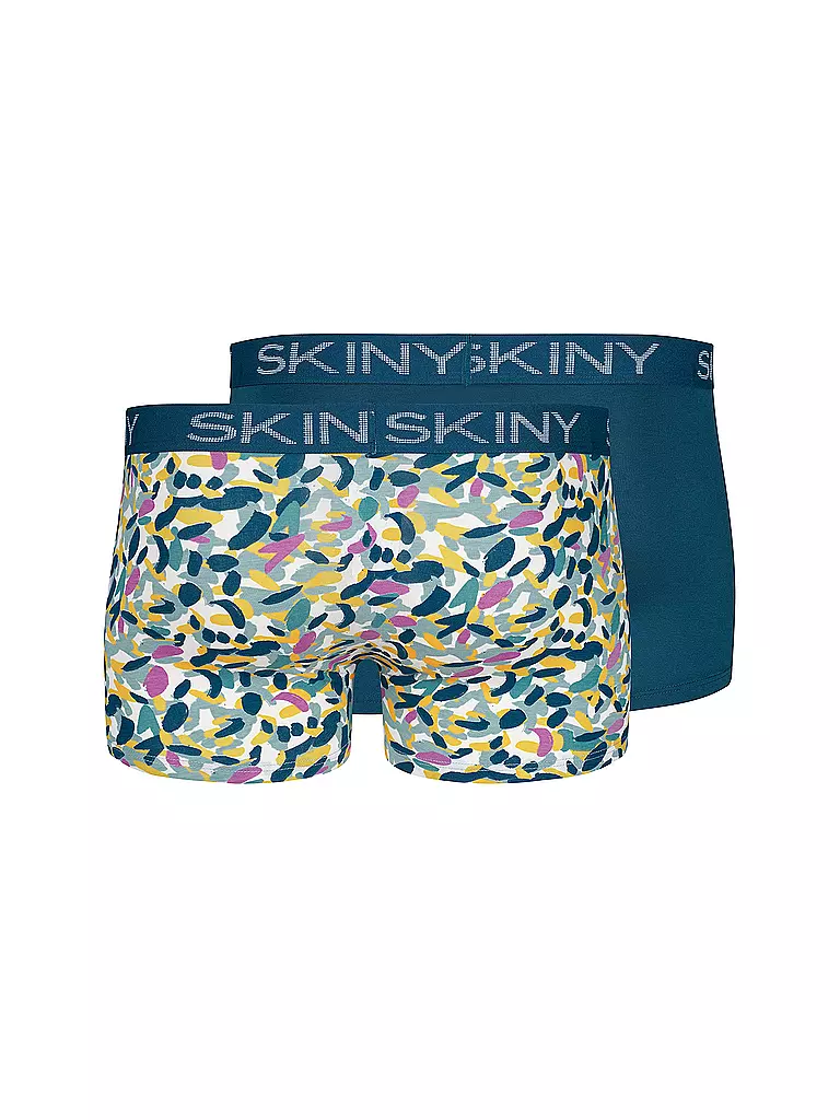 SKINY Pants 2er Pkg. ivory spots selection petrol