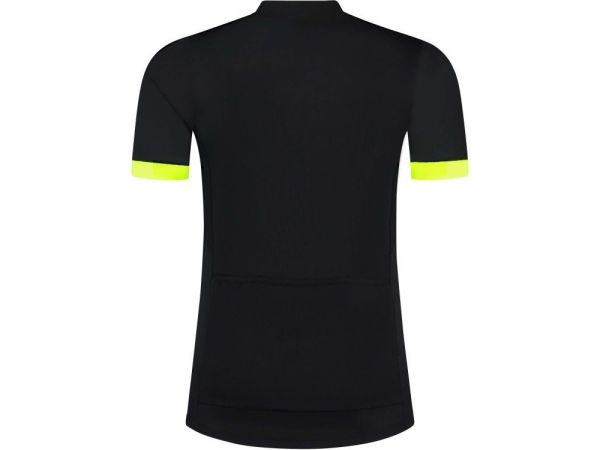 Rogelli Core Kortærmet Cykeltrøje, Black/Fluor