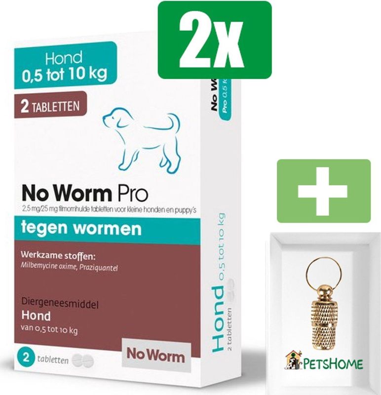 No Worm Pro - Ontworming Tabletten - Hond en Puppy - Vleessmaak