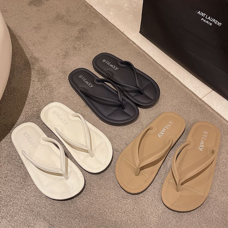 Silverslyre - Kunstleren slippers