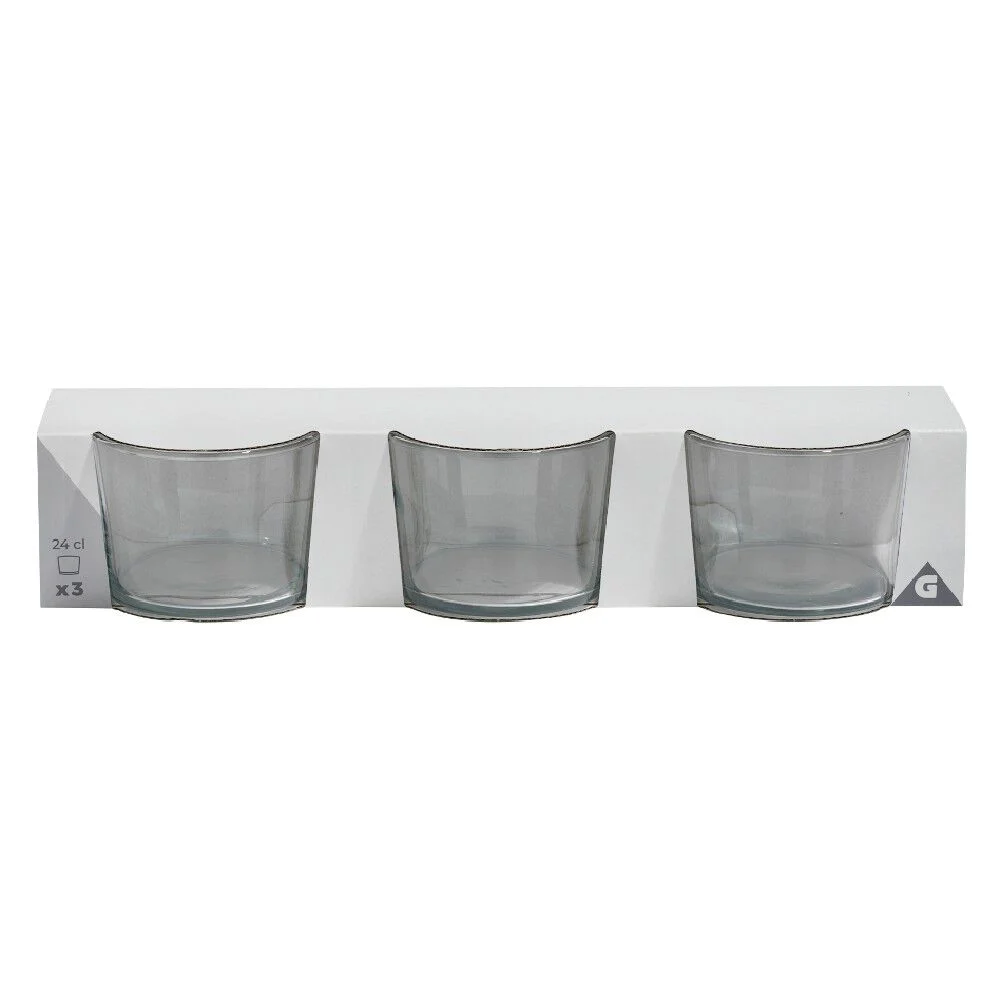 Verre bas bodega transparent 24 cl x3